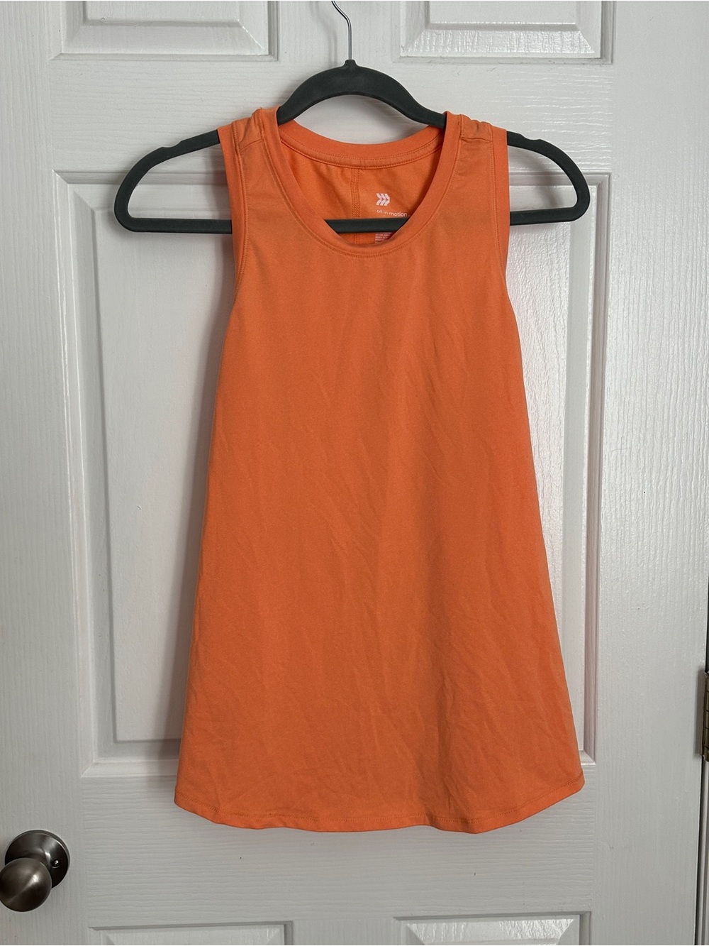 all in motion Bright Orange Athletic Tank